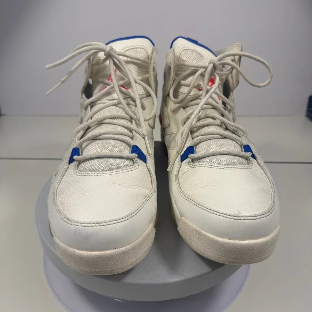 Nike Air Jordan 6‎ Retro Men 10.5 White Pink Blue Basketball Shoes